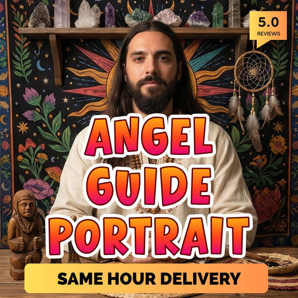 Spirit Guide Drawing | Psychic Artist Sketch | Meet Your Spirit Guide | Channeled Message | Spiritual Guidance | Angel Guide Portrait