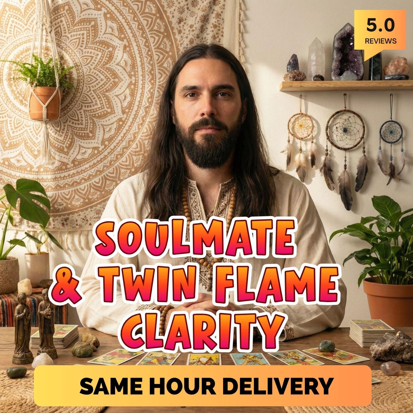 In-Depth Love Tarot Reading | Soulmate & Twin Flame (PDF)
