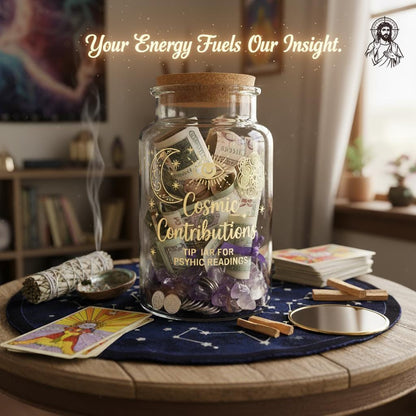 Psychic TIP JAR, Gratitude - Aerons Visions